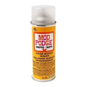 Plaid Mod Podge Matte Clear Acrylic Sealer 12oz Spray 1469 Craft Finish